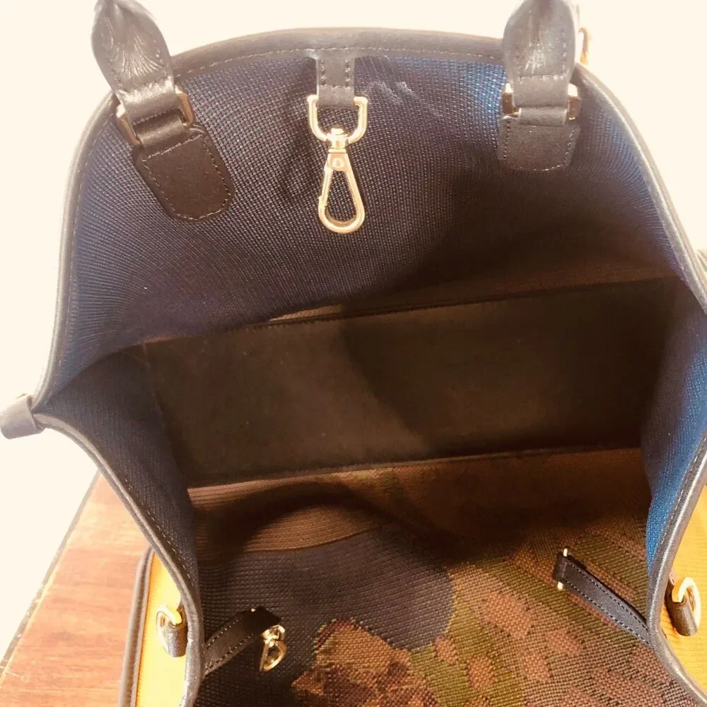 Viola Castellani Atena-Tiger Leather Italy New